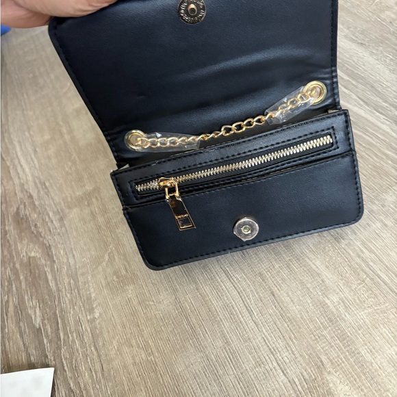 Y2k Bebe Black Quilted Crossbody Bag - Picture 3 of 6